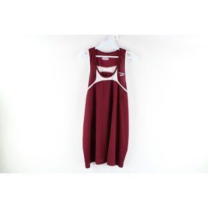 Brooks Running Mens 2XL Spell Out Running Jogging Tank Top Jersey Singlet Maroon